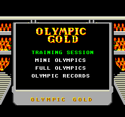 Olympic Gold      ) Title Screen